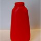 Frasco 300 ml. PEAD rojo dispensador condimentos STH-A022203